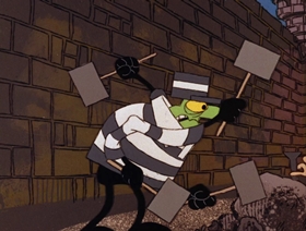 Screenshots from the 1966 DePatie Freleng cartoon The Pique Poquette of Paris