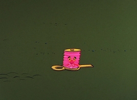 Screenshots from the 1966 DePatie Freleng cartoon Genie with the Light Pink Fur