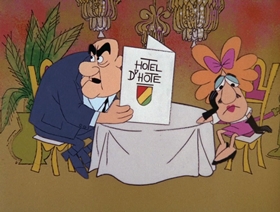 Screenshots from the 1966 DePatie Freleng cartoon That