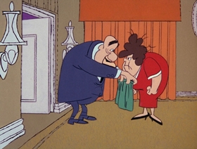Screenshots from the 1966 DePatie Freleng cartoon That