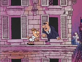 Screenshots from the 1966 DePatie Freleng cartoon That