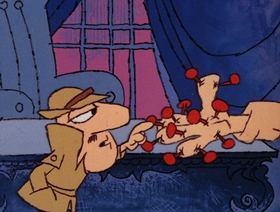Screenshots from the 1966 DePatie Freleng cartoon That