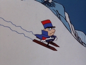 Screenshots from the 1966 DePatie Freleng cartoon Unsafe and Seine