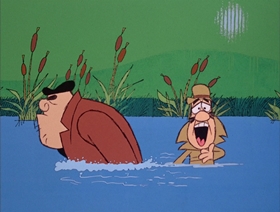 Screenshots from the 1966 DePatie Freleng cartoon Toulouse La Trick