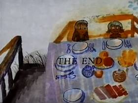 Screenshots from the 1967 Hubley Studio cartoon A Windy Day