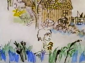 Screenshots from the 1967 Hubley Studio cartoon A Windy Day