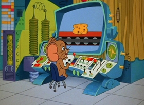 Screenshots from the 1967 MGM cartoon O Solar Meow