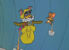 Screenshots from the 1967 MGM cartoon O Solar Meow