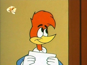 Screenshots from the 1967 Walter Lantz cartoon Secret Agent Woody Woodpecker
