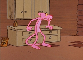 Screenshots from the 1967 DePatie Freleng cartoon Pinknic