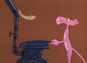 Screenshots from the 1967 DePatie Freleng cartoon Pinknic
