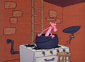 Screenshots from the 1967 DePatie Freleng cartoon Pinknic