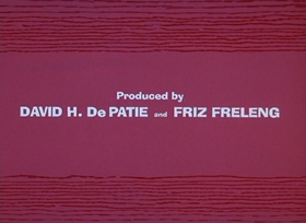 Screenshots from the 1967 DePatie Freleng cartoon Pink Posies