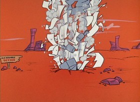 Screenshots from the 1967 DePatie Freleng cartoon Pink of the Litter