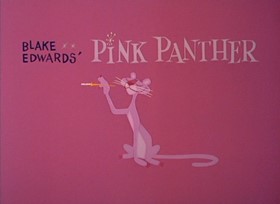 Screenshots from the 1967 DePatie Freleng cartoon Pink of the Litter
