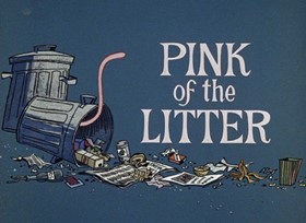 Screenshots from the 1967 DePatie Freleng cartoon Pink of the Litter