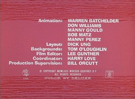 Screenshots from the 1967 DePatie Freleng cartoon Pink of the Litter