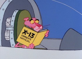 Screenshots from the 1967 DePatie Freleng cartoon Jet Pink