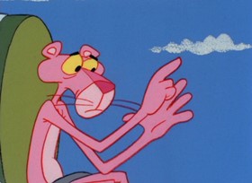 Screenshots from the 1967 DePatie Freleng cartoon Jet Pink