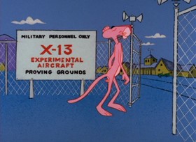 Screenshots from the 1967 DePatie Freleng cartoon Jet Pink