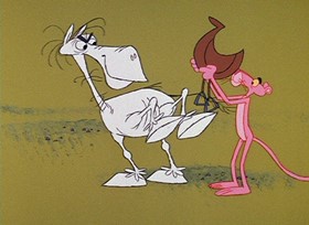 Screenshots from the 1967 DePatie Freleng cartoon Pinto Pink