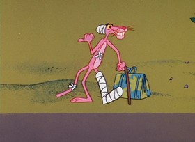 Screenshots from the 1967 DePatie Freleng cartoon Pinto Pink