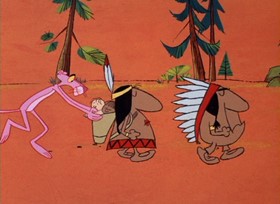 Screenshots from the 1967 DePatie Freleng cartoon Congratulations It
