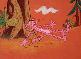 Screenshots from the 1967 DePatie Freleng cartoon Congratulations It