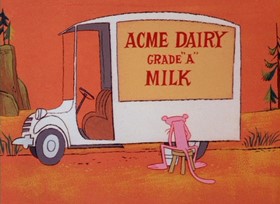 Screenshots from the 1967 DePatie Freleng cartoon Congratulations It