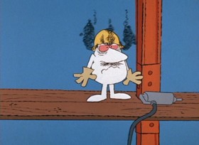 Screenshots from the 1967 DePatie Freleng cartoon Prefabricated Pink