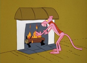 Screenshots from the 1967 DePatie Freleng cartoon The Hand is Pinker than the Eye