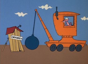 Screenshots from the 1967 DePatie Freleng cartoon Pink Outs