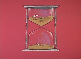 Screenshots from the 1967 DePatie Freleng cartoon Pink Outs