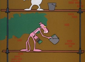 Screenshots from the 1967 DePatie Freleng cartoon Pink Outs