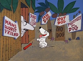 Screenshots from the 1967 DePatie Freleng cartoon Pink Paradise