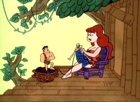 Screenshots from the 1967 Jay Ward Productions cartoon The Malady Lingers On