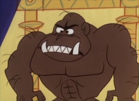 Screenshots from the 1967 Jay Ward Productions cartoon Ungawa the Gorilla God