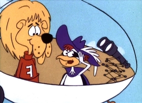 Screenshots from the 1967 Jay Ward Productions cartoon One of our States is Missing