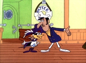 Screenshots from the 1967 Jay Ward Productions cartoon One of our States is Missing