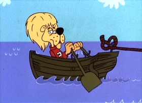 Screenshots from the 1967 Jay Ward Productions cartoon One of our States is Missing