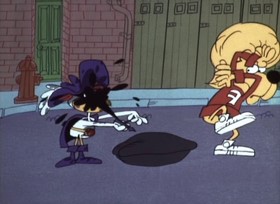 Screenshots from the 1967 Jay Ward Productions cartoon The Oyster