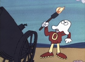 Screenshots from the 1967 Jay Ward Productions cartoon The Oyster