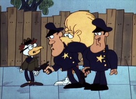 Screenshots from the 1967 Jay Ward Productions cartoon The Oyster