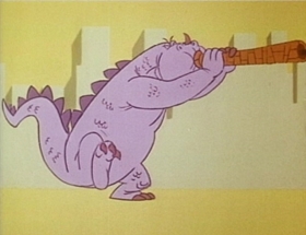 Screenshots from the 1968 Hanna-Barbera cartoon Gadzooka