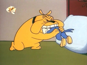 Screenshots from the 1968 Walter Lantz cartoon Woody the Freeloader