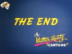 Screenshots from the 1968 Walter Lantz cartoon Woody the Freeloader