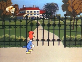 Screenshots from the 1968 Walter Lantz cartoon Woody the Freeloader