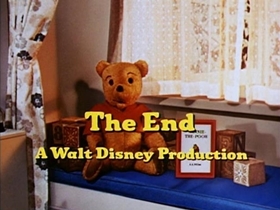 Screenshots from the 1968 Disney cartoon Winnie the Pooh and the Blustery Day