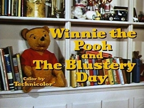 Screenshots from the 1968 Disney cartoon Winnie the Pooh and the Blustery Day