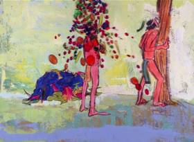 Screenshots from the 1968 Warner Bros. cartoon The Door